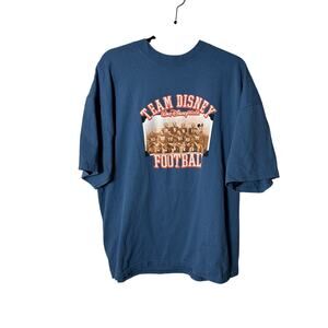 Vintage 90s Walt Disney World Team Disney Football Mickey Tee XL